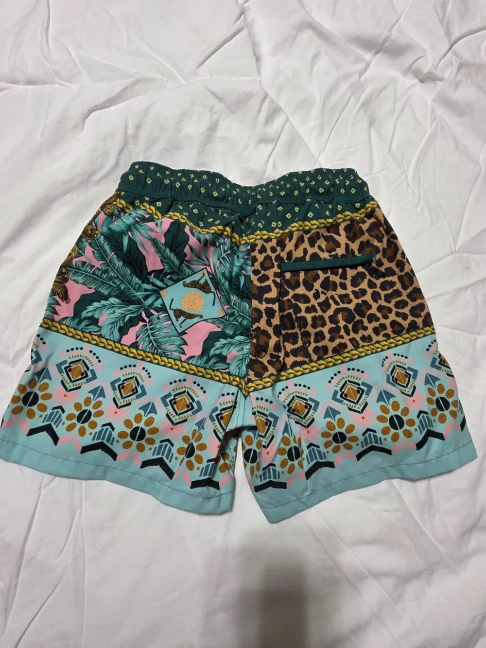 Geometric Swim Trunks